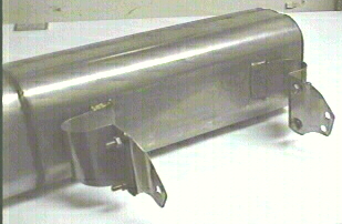 muffler w/syncro heat shield brackets