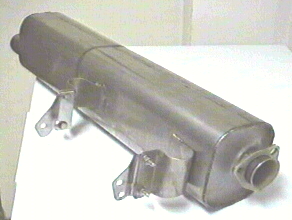 muffler w/syncro heat shield brackets